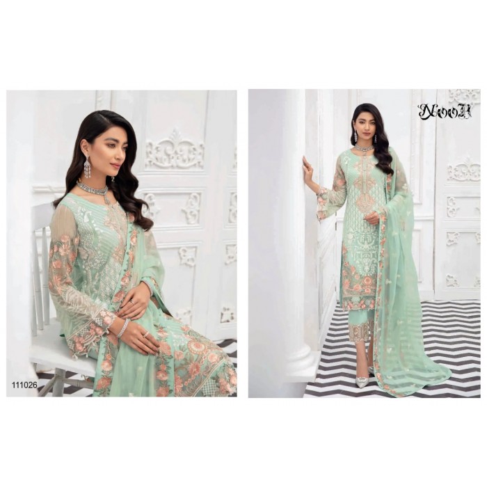 Noor Ramsha Vol 6 Georgette Net With Pakistani Salwar Suits